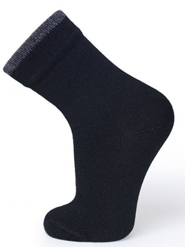275p.458p. Dry Feet  Носки детские для мембранной обуви цвет черный с серой полосой