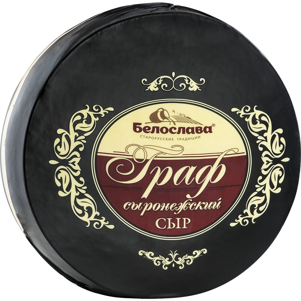 Граф со вкусом топленого молока 50% сыр 4 кг ТМ Белослава