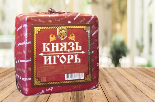 Князь Игорь ТМ Сыр на весь мир 50% 2 кг кубик Тамбов