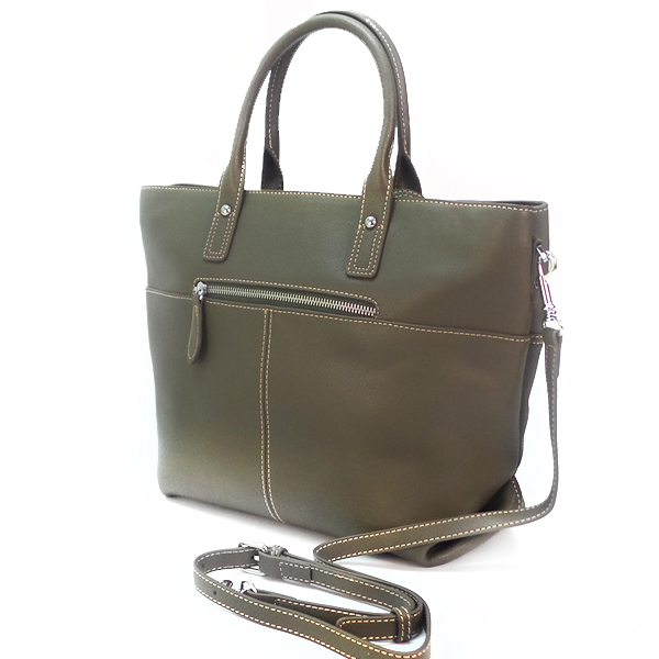 СКИДКА. Женская сумка Borgo Antico. Кожа. P 118 khaki