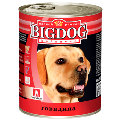 BIG DOG говядина, 850 гр.