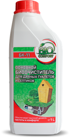 септик БиоКомфорт БК-11 для Дачных туалетов и септиков 1 л/ 9 шт BIOCOMFORT