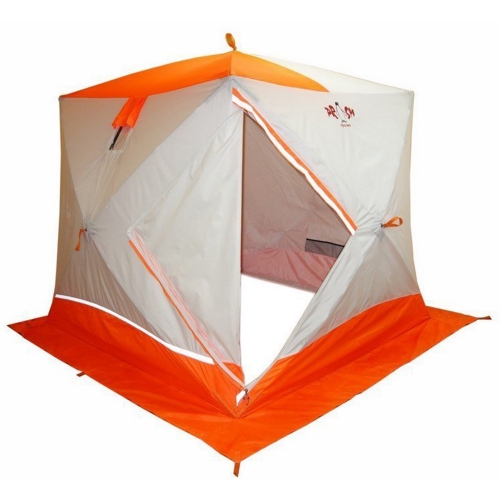 Палатка-куб для рыбалки двухслойная ПИНГВИН Призма «Премиум STRONG» (225*215)