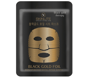 Фольгированная маска «Черное золото» SL-612