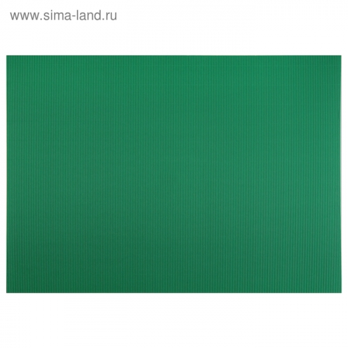 Картон цветной гофрированный 700*500 мм Werola e-wave, 110 г/м², светло-зеленый