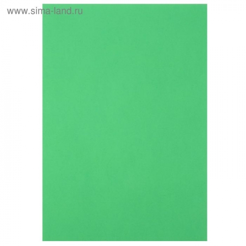 Картон цветной 210*297 мм Sadipal Sirio 170г/м2 ярко-зелёный 07313