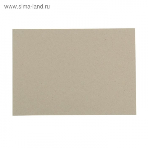 Переплетный картон для творчества (набор 10 листов) 21х30 см, толщина 0,7 мм (серый)