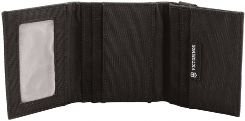Бумажник Victorinox Lifestyle Accessories 4.0 Tri-Fold Wallet, чёрный, 9x3x10 см