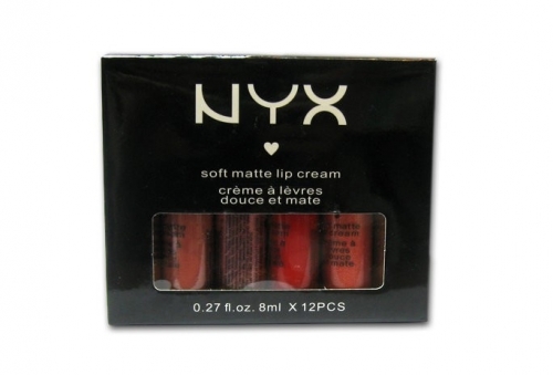 Жидкая помада NYX soft matte lip cream(12шт) (КОПИИ)