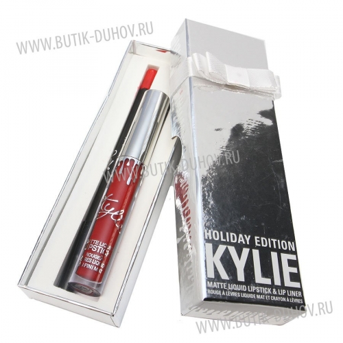 Kylie Holiday Edition Жидкая помада + карандаш для губ Merry (КОПИИ)