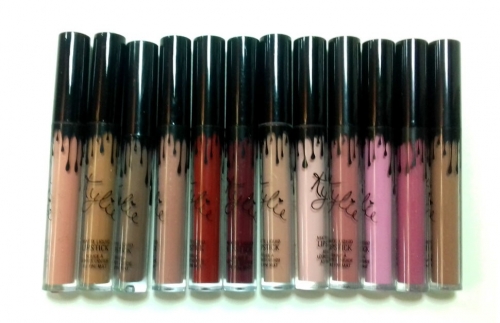 Блеск для губ +Карандаш Kylie matte liquid lipstick & lip pencil (12цв) (КОПИИ)