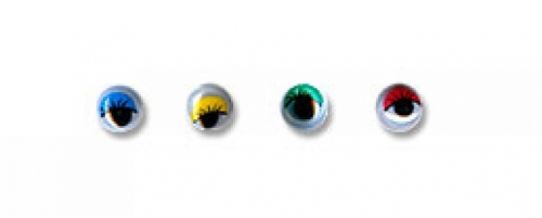 Gamma MER- 8 Глаза круглые с бегающими зрачками цв. d 8 мм 50 шт. СК