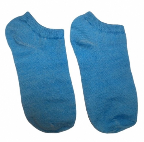 Носки женские, подростковые голубые спортивные 33-41 размер.