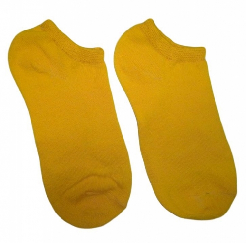 Носки женские, подростковые желтые спортивные 33-41 размер.