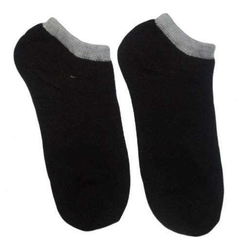 Носки мужские, черные с полосой размер 41-45.