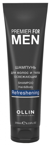Ollin Premier for Men Refreshening Шампунь для волос и тела освежающий 250 мл