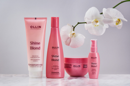 Ollin Shine Blond Масло Омега­3 для светлых и осветленных волос 50 мл