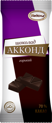 Шоколад АККОНД горький