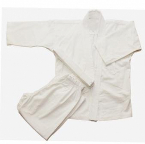Кимоно карате Ronin размер 1/140, брюки на резинке, с поясом, 100% хлопок, плотное, соответсвует нормам ВФКК. Производство Россия.