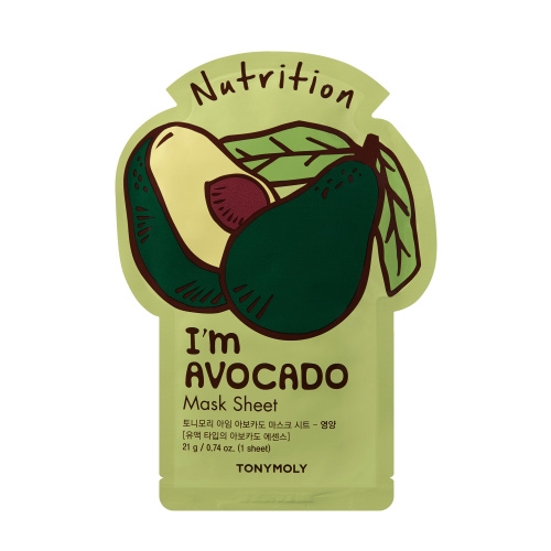 Маска с экстрактом авокадо I'm Avocado Mask Sheet  21 мл
