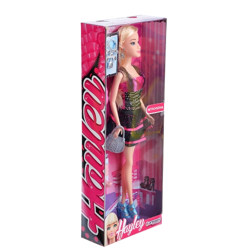 ИГРОЛЕНД Кукла модельная с аксессуарами, пластик, коробка 32, 5х12, 8х5см, 3 дизайна