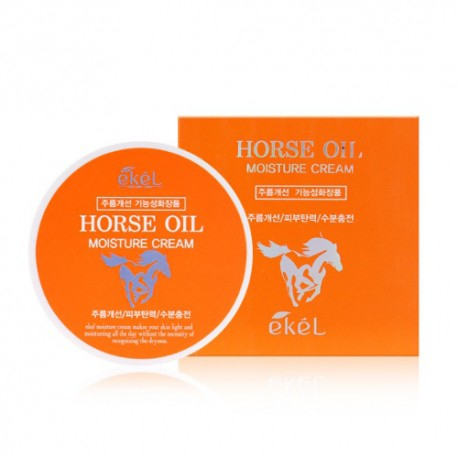 Увлажняющий крем с лошадиным жиром для сухой и обезвоженной кожи ekel Moisture CreamHorse Oil 100мл