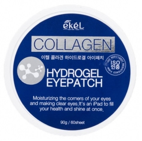 Гидрогелевые патчи для глаз с коллагеном Ekel Collagen Hydrogel Eye patch -  60 шт.