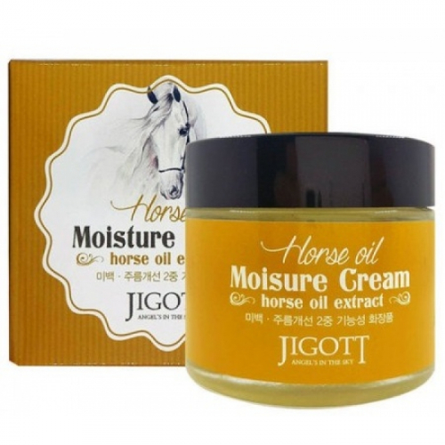 Увлажняющий крем с лошадиным маслом Jigott Horse Oil Moisture Cream 70мл
