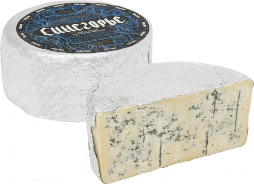 Синегорье с голубой плесенью 50% сыр 2,5 кг