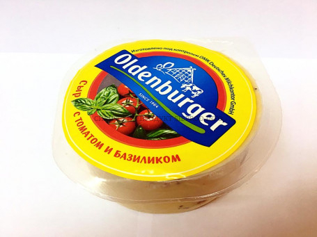 Сыр томат и базилик 50%  350 грамм Ольденбургер ТМ