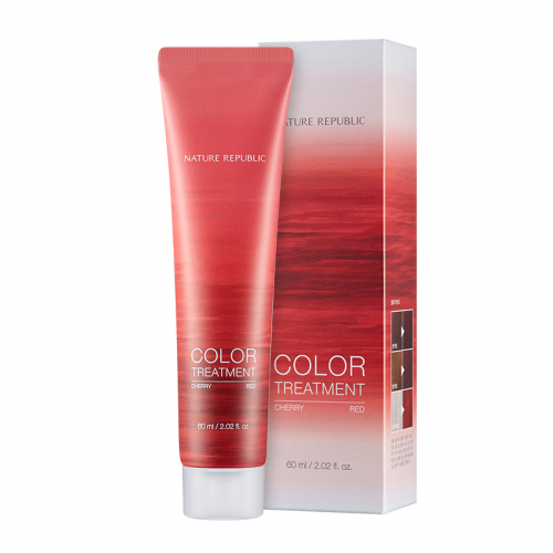 Окрашивающая маска для волос Hair&Nature Color Treatment (Cherry Red ...