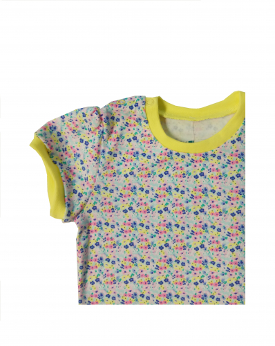 Комплект для девочки (футболка+юбка) Желтый 710-41