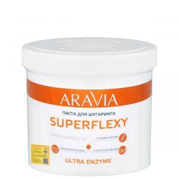 Aravia Сахарная паста для шугаринга SUPERFLEXY Ultra Enzyme, 750 г./8