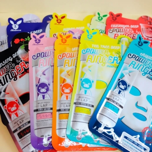 Elizavecca Power Ringer Mask Pack EGF Deep Тканевая маска с эпидермальным фактором роста 23мл