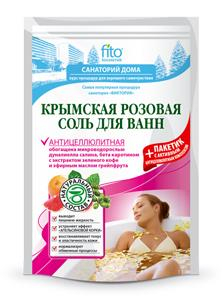 Соль для ванн Крымская розовая Антицеллюлитная