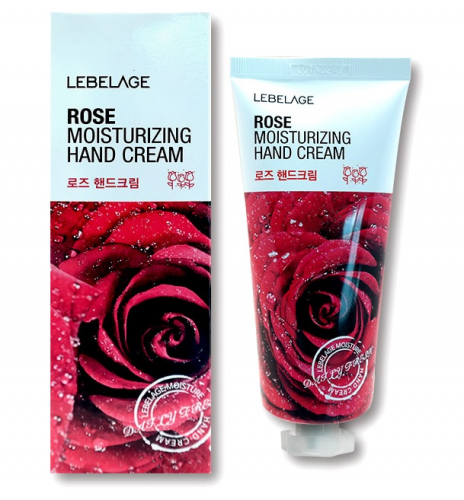 Крем для рук с экстрактам розы  ROSE MOISTURIZING HAND CREAM  100 ml