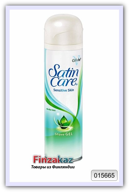 Гель для бритья для женщин gillette satin care sensitive skin