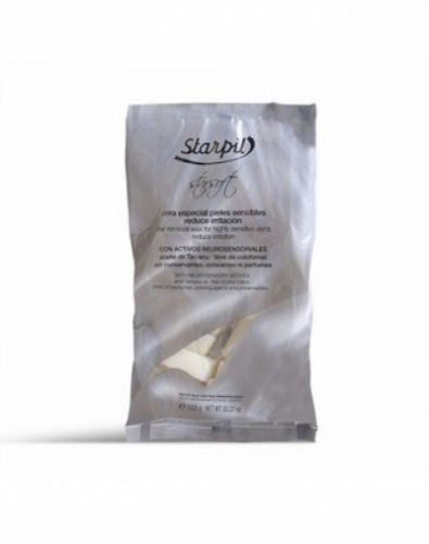 Полимерный низкотемпературный воск в брикетах Starpil Star Soft, белый, 1000 гр