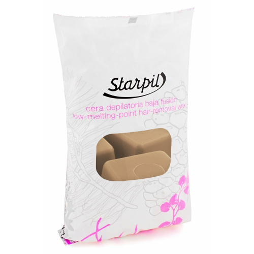 Горячий воск в брикетах Starpil, шоколад, 1000 гр