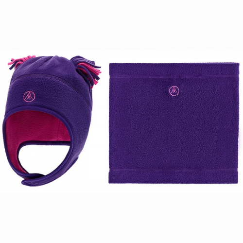 Комплект Шапка и шарф-снуд WP81903 Premont фиолетовый