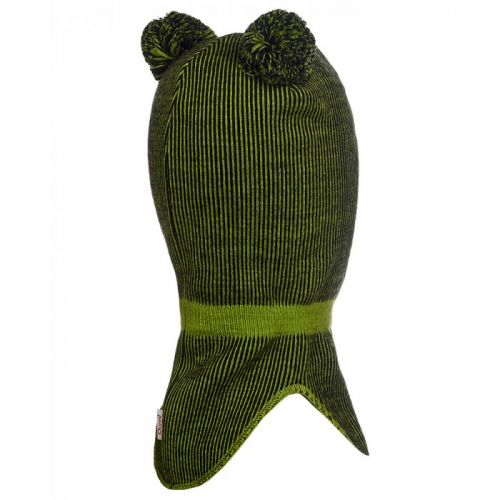 Шапка-шлем зимняя для мальчика Тьерри Олдос зеленая