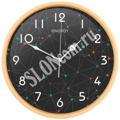 Часы настенные кварцевые Energy модель ЕС-107 круглые