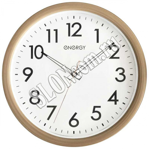 Часы настенные кварцевые Energy, модель ЕС-116, круглые