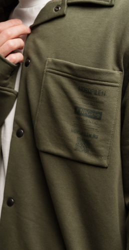 Рубашка мужская COTTON футер петля 