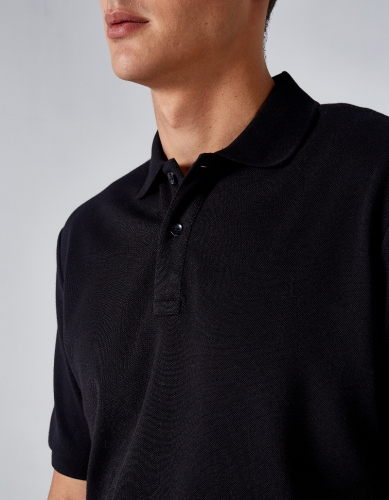 Рубашка поло мужская (черный) m13204fs-bb182
