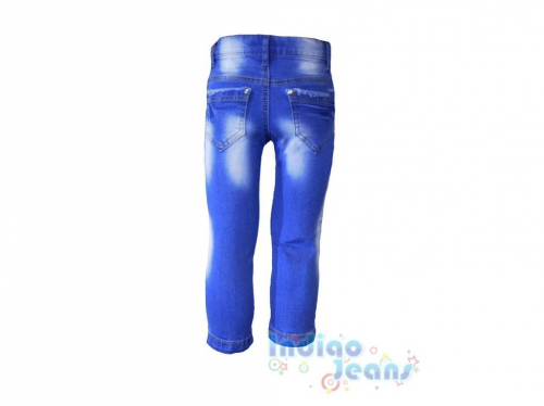 Стильные рваные джинсы для девочек, арт. I33215.