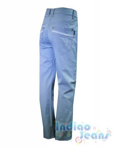  914 р.Светло-серые легкие брюки для мальчиков