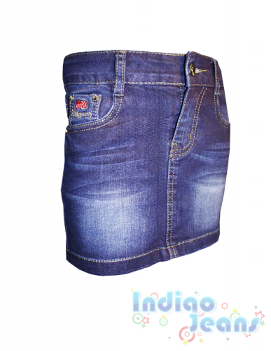  605 р.Ультрамодная джинсовая юбка для девочек
