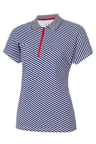 Рубашка Поло женская (синий/белый) w13210sf-nn181