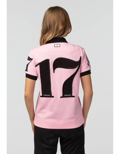 Рубашка поло женская (розовый) w13202fs-pp191